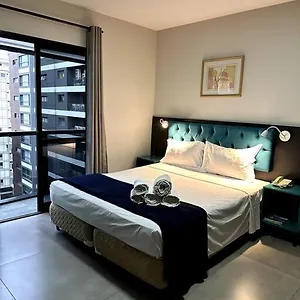  Apartamento Flat No Interative Jardins Com Vaga E Bem Localizado